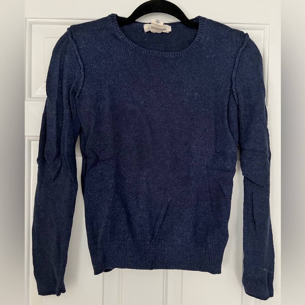H&M Navy Blue Crewneck Sweater